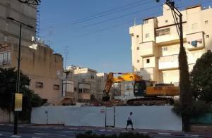 TAMA 38 building site in Tel Aivi