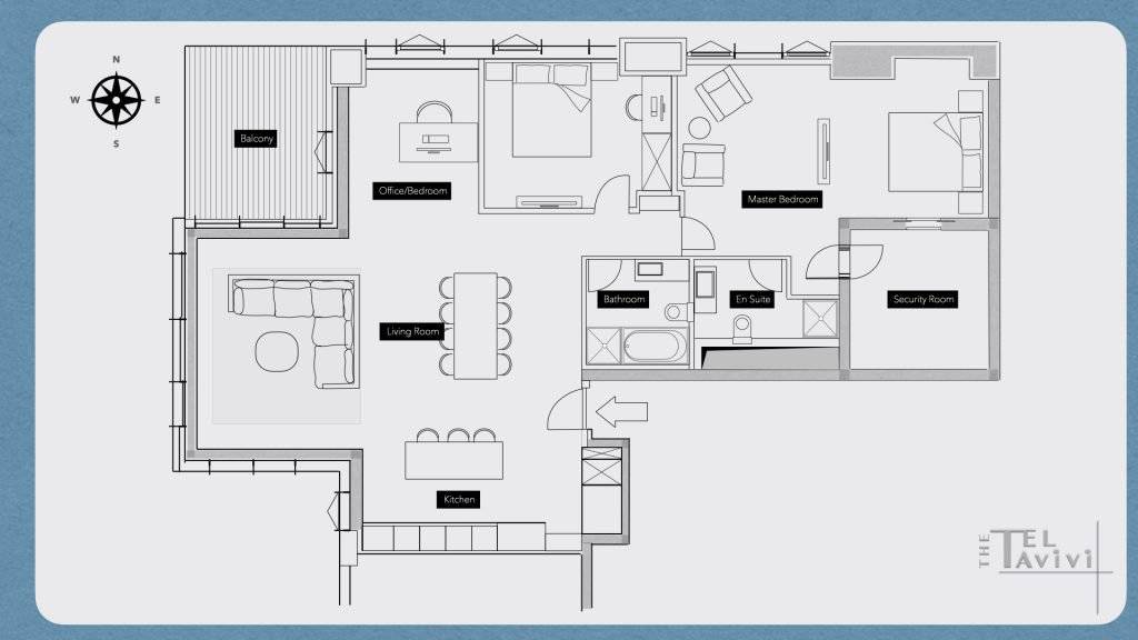 Old North Apartment for Sale -Gimnasia Floor Plan