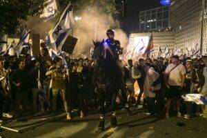 Israeli Protesters Clash